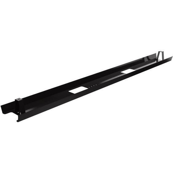 Goulotte métal délectrification horizontale de câbles pour bureau L. 150 cm - Noir
