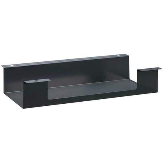 Goulotte organisateur de câbles L. 60 cm  Noir