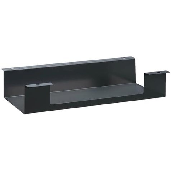 Goulotte organisateur de câbles L. 60 cm  Noir