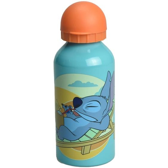 Gourde Aluminium 40 Cl Lilo & Stitch – Bouchon Anti-fuites Bleu Clair
