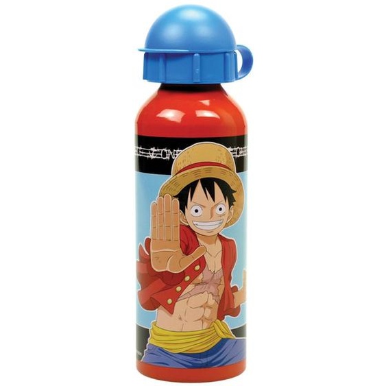 Gourde En Aluminium Luffy One Piece 52 Cl À Poignée Rouge