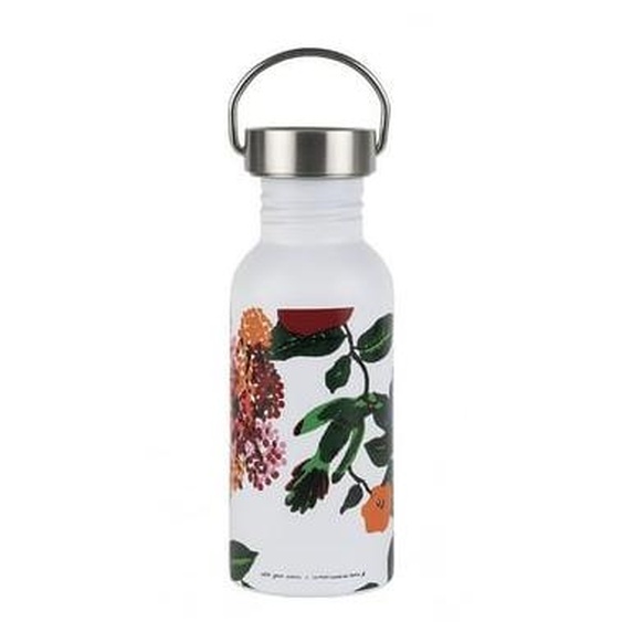 Gourde en inox thème les hibiscus