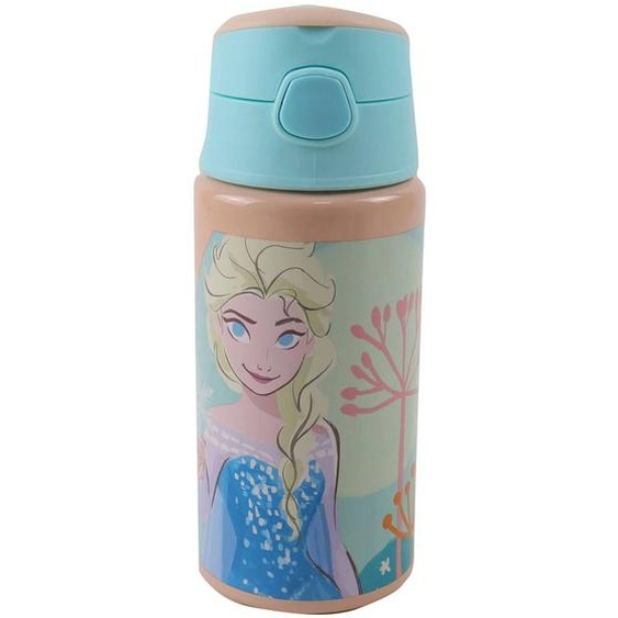 Gourde Enfant Aluminium À Clapet La Reine Des Neiges 50 Cl - Reine_des_neiges Blanc / Marron