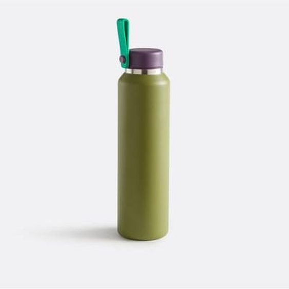 Gourde isotherme 50 cl en métal acier, Zaho
