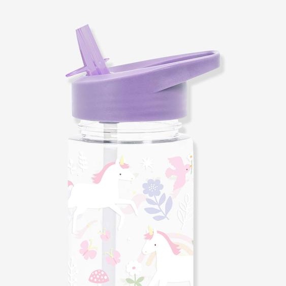 Gourde Pour Filles Licorne A Little Lovely Company, 450 Ml Lilas