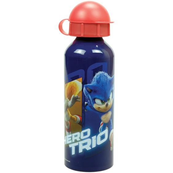 Gourde Réutilisable Sonic The Hedgehog En Aluminium 52 Cl – 520 Ml Bleu Foncé