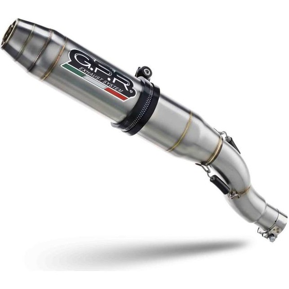 GPR Deeptone pot déchappement complet en acier inoxydable inversé avec catalyseur pour Honda MSX/Grom 125