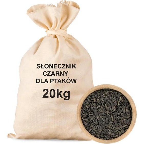 Graines de tournesol noir pour oiseaux 20kg