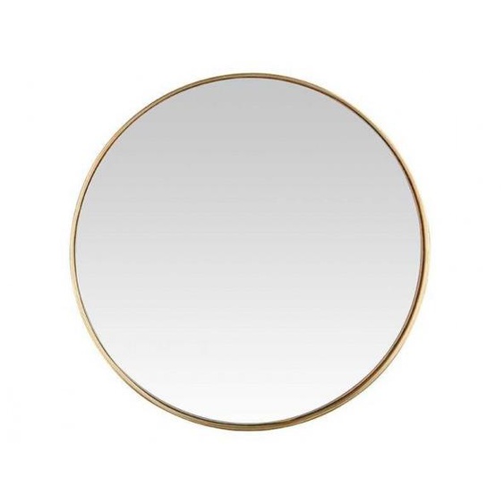 Grand miroir design rond et métal - Burgos - Diamètre 80 cm