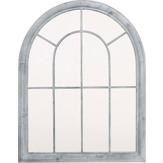 Grand miroir fenêtre en métal Atelier