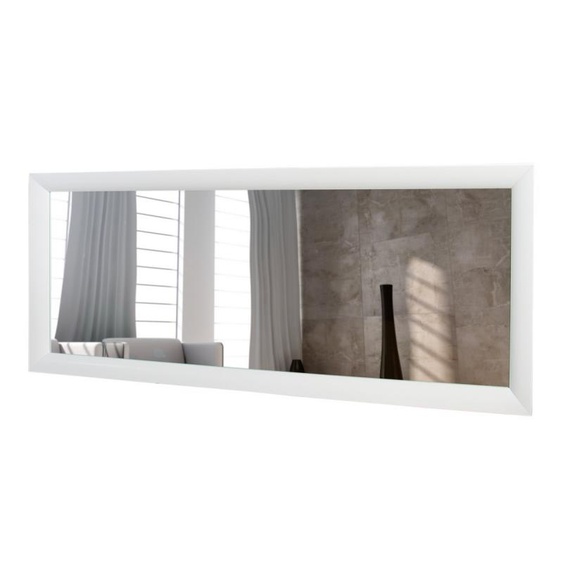 Grand miroir rectangulaire blanc - Clyde