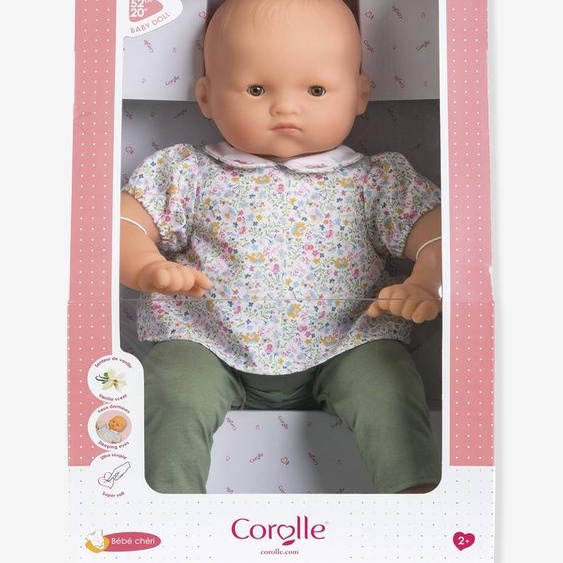 Grand poupon Bébé Chéri multicolore