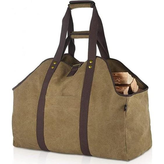 Grand Sac à bûches 60cm x 30cm x 50cm - Sollbry