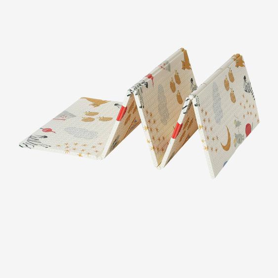 Grand tapis dactivités pliable lunes / nuages