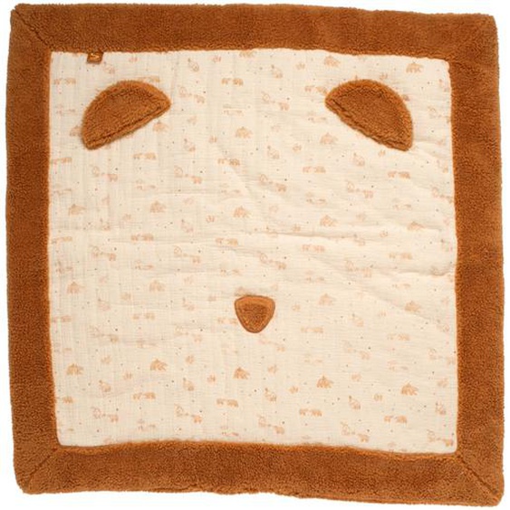 Grand Tapis De Jeu En Double Gaze De Coton Et Sherpa - Orsino Beige