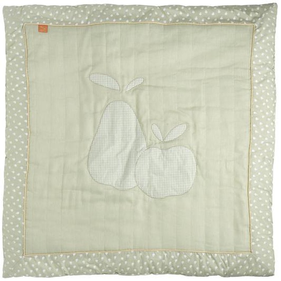 Grand Tapis De Sol En Lin - Botanica Vert Tilleul