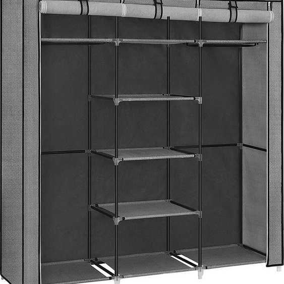 Grande armoire à vêtements avec 2 tringles