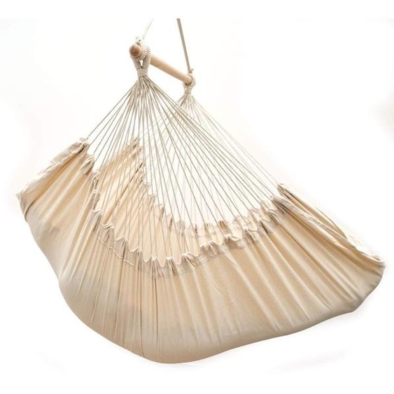 Grande chaise suspendue avec compartiment latéral et coussin