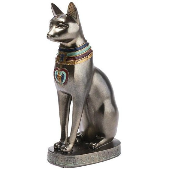 Grande Déesse Bastet Chat - Hauteur 19 Cm