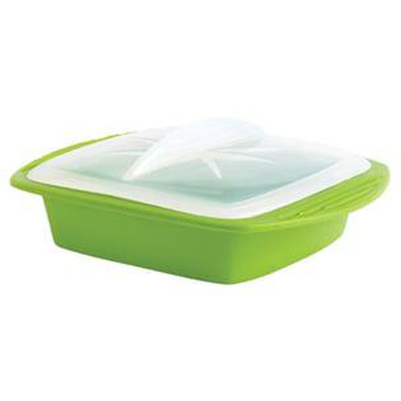 Grande papillote minute en silicone verte