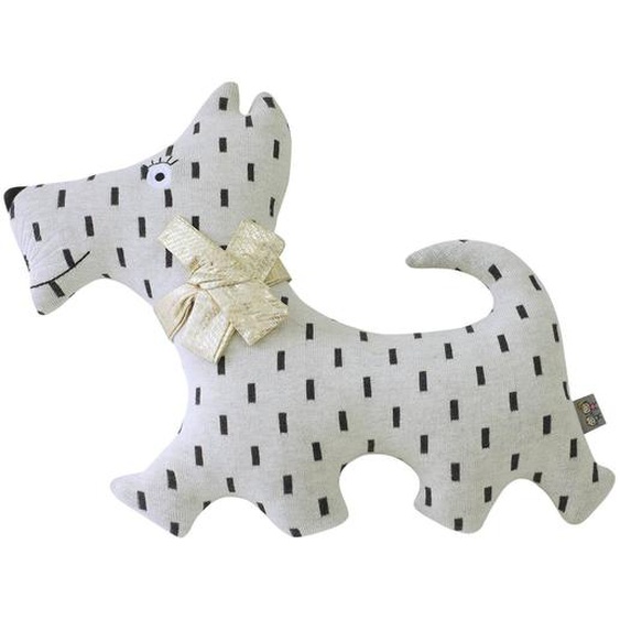 Grande Peluche En Coton - Chien Scotty Beige