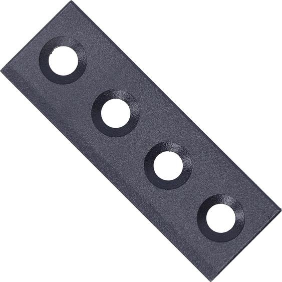 Grangeentr -Kit plaque de connexion étirée Acier au carbone -Matériel à coulisse 8x2,7 cm