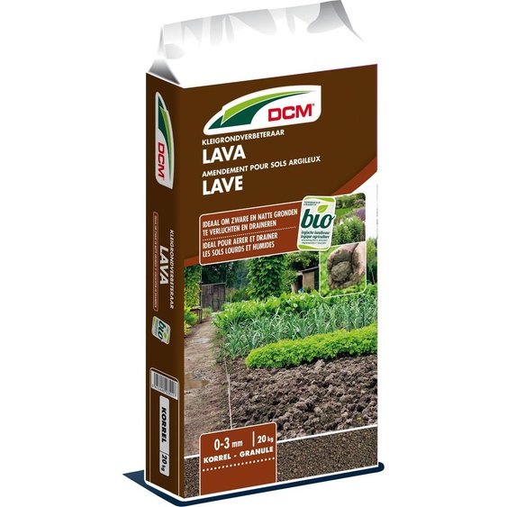Granulés de lave 0,3 mm 20 kg - Dcm