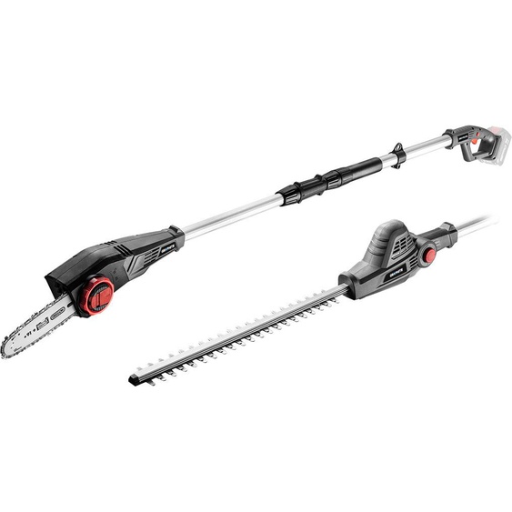 GRAPHITE Energy+ 18V sans fil 2-en-1 Tronçonneuse et taille-haie, sans batterie, longueur de travail 1,14 m, vitesse à vide 1300 tours/min, vitesse de chaîne 8 m/s, largeur de coupe du taille-haie 430 mm