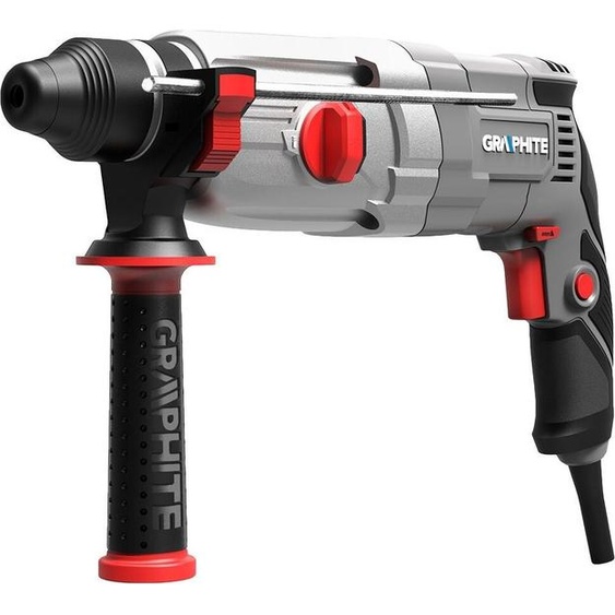 GRAPHITE Professional Marteau perforateur SDS+ Perceuse à percussion, dans coffret dartisanat avec poignée, foret supplémentaire, 710W