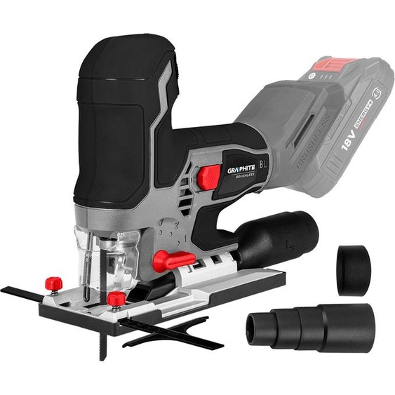 GRAPHITE Système 18V Scie sauteuse sans fil - Home and Garden Scie sauteuse - Batteries et chargeur non inclus