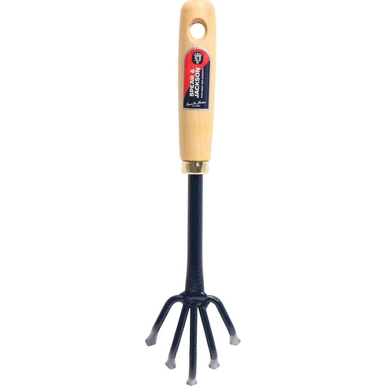 Griffe à Fleurs 5 Dents Bois Outil De Jardinage Robuste Pour Préparer La Terre. - Spear & Jackson