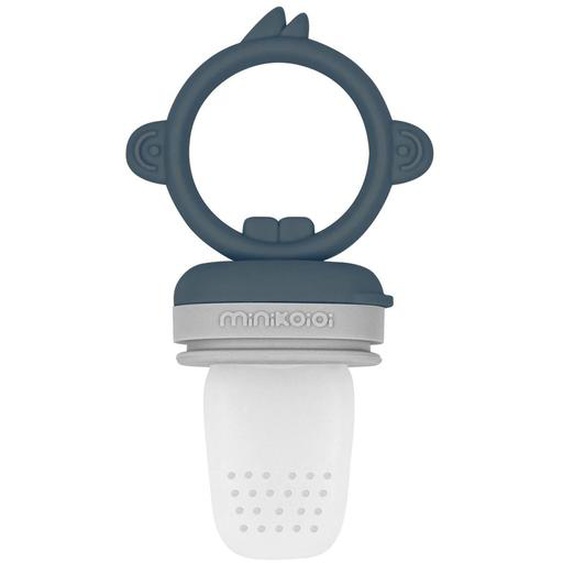 Grignoteur Bébé En Silicone Innovant Bleu Marine