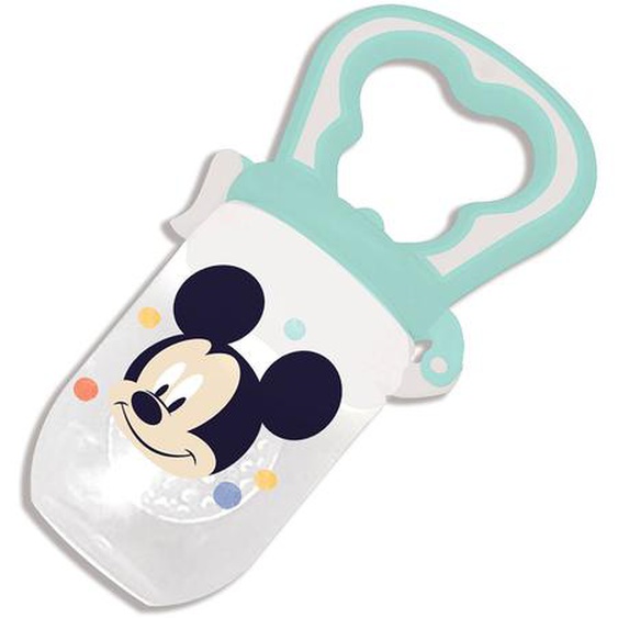 Grignoteur De Fruits Et Legumes Silicone Mickey Vert