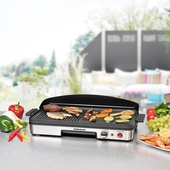 Gril de table BBQ 2003, avec zone de cuisson turbo, revêtement antiadhésif 3 couches de haute qualité, surface de cuisson : 50 x 25 cm
