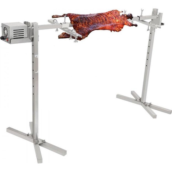 Gril pour porcelets - Gril pour agneaux - 117 cm - 41 kg - Acier inoxydable - Rôtissoire - 42W