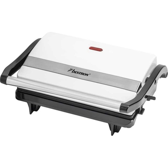 Gril viande et panini 700w blanc - Bestron - APM123W - viva italia