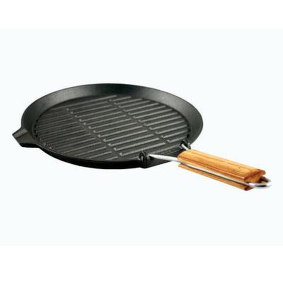 Grill rond fonte 5  - manche rétractable