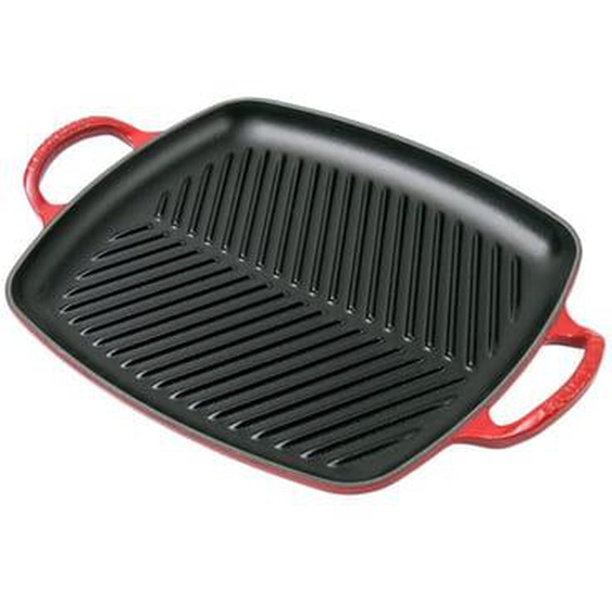 Grill Signature fonte rouge cerise 31 x 27 cm