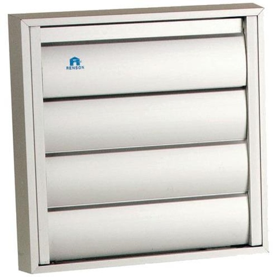 Grille de hotte 210x210mm aluminium blanc RAL9010 - RENSON - 9071