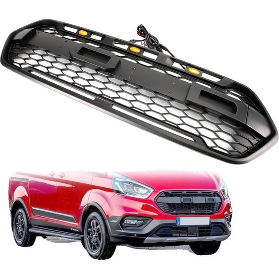 Grille de pare-chocs avant, remplacement direct, finition noire mate, flux dair optimisé