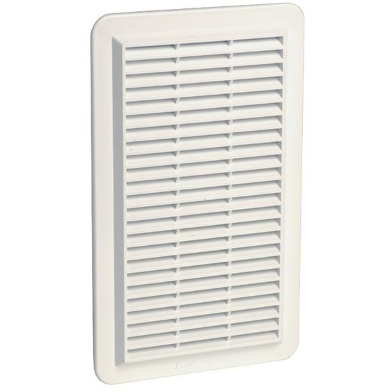 Grille de ventilation en applique rectangulaire pour façades type 200cm² sable - NICOLL - 1GAPM2