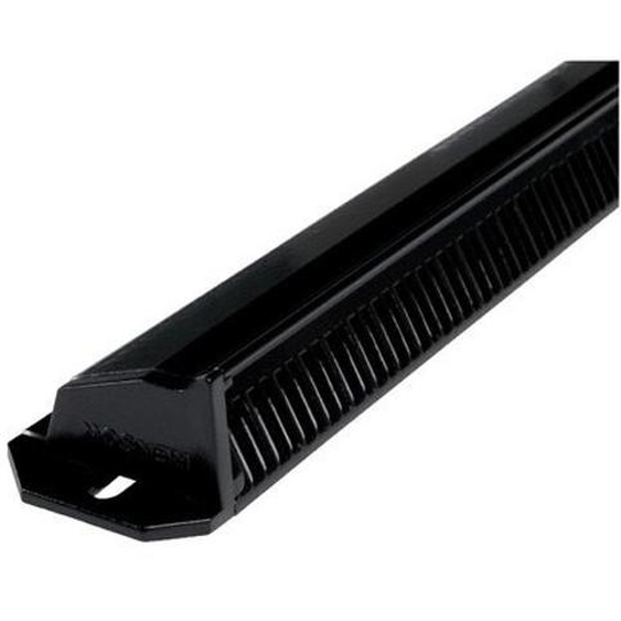 Grille extérieure auto-réglable hauteur 35 mm longueur 475 mm noir RENSON 9097