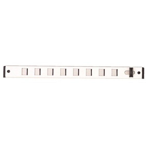 Grille glissière 475 x 22 mm blanc RENSON 9100