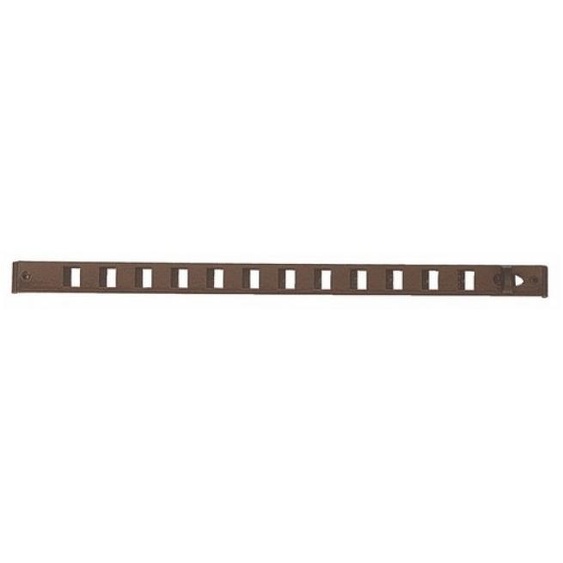 Grille glissière 475x22mm noir - RENSON - 10443