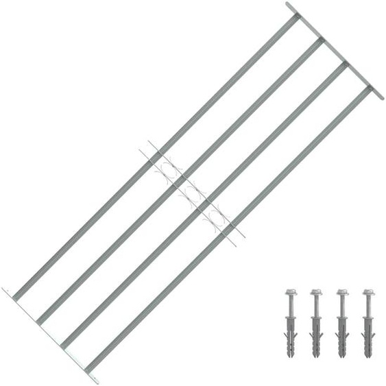 Grille réglable de sécurité de fenêtres et 4 barres 1000-1500mm