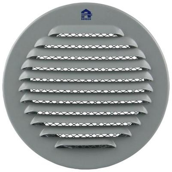 Grille ronde 435R 100mm aluminium gris - RENSON - 17471