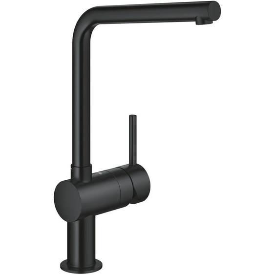 GROHE Mitigeur évier cuisine Minta bec L Phantom Black 31375KF0