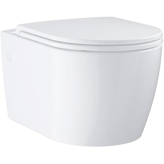 GROHE Pack WC suspendu Start Round caréné sans bride, abattant frein de chute déclipsable