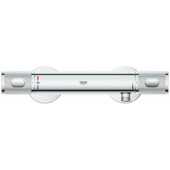 Grohe Precision Feel 34790000, 1/2, 1/2, en saillie, thermostat, anti-huile, limiteur de pression, EcoButton, chrome