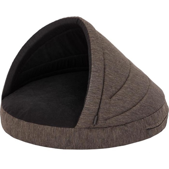 Grotte pour chien lit pour chien canapé pour chien oreiller pour chien coussin pour chien chenil pour chien panier pour chien canapé de repos pour chien lit pour chien oreiller pour chien oreiller de relaxation pour chien, marron, R1 : 65 x 50 cm